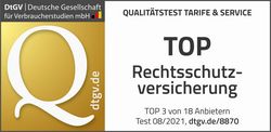 Rating - TOP Rechtsschutzversicherung