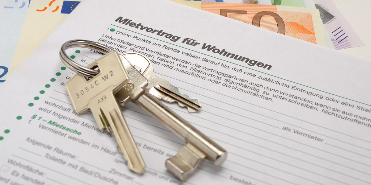 Mietvertrag für Wohnung