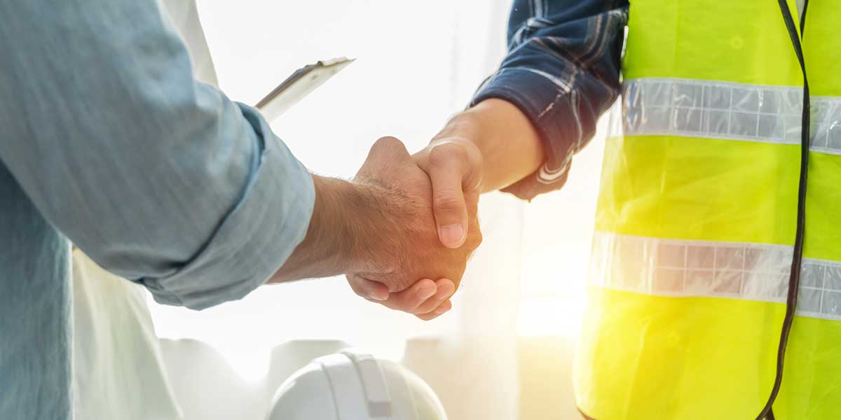 Subunternehmervertrag Subunternehmervertrag: Handschlag